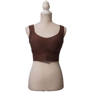 True Kind Shapermint Brown Enhanced Comfort Wireless Shaper Bra Size X-Large
